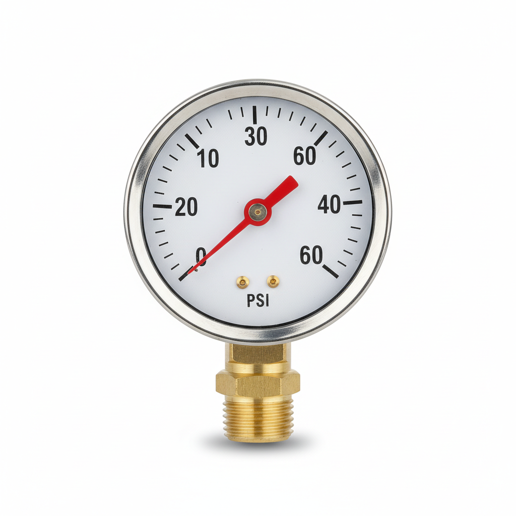 0-40 PSI Pool Filter Pressure Gauge