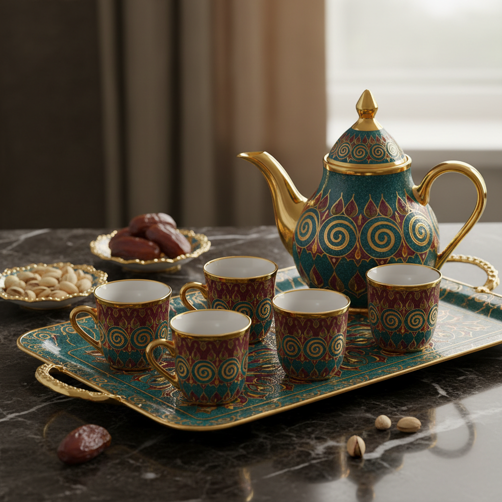 Arabic Tea & Coffee Cup Set