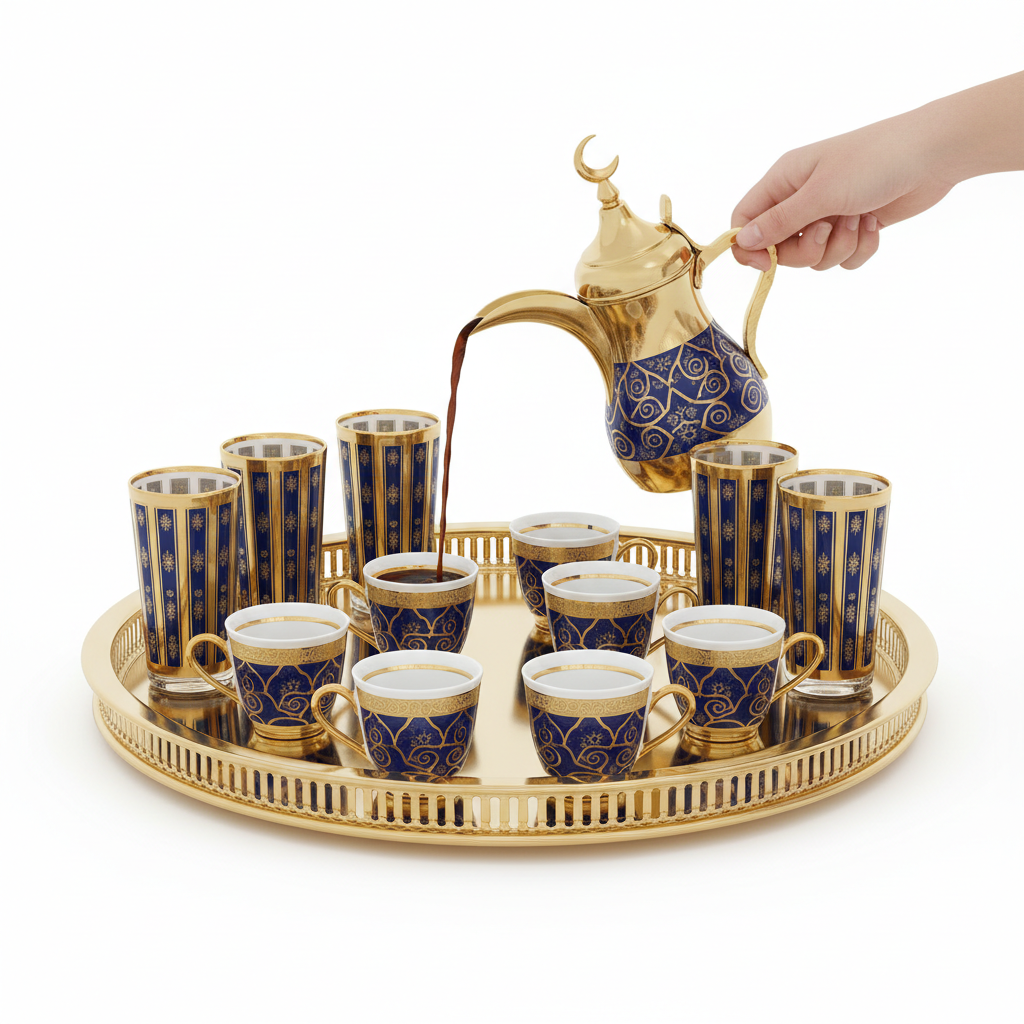 Arabic Tea & Coffee Cup Set