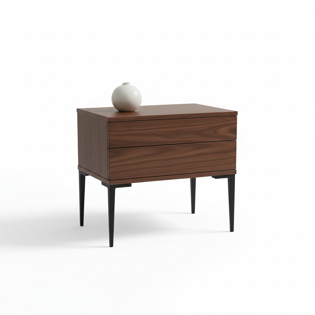 Minimalist Bedroom Nightstand with Drawer