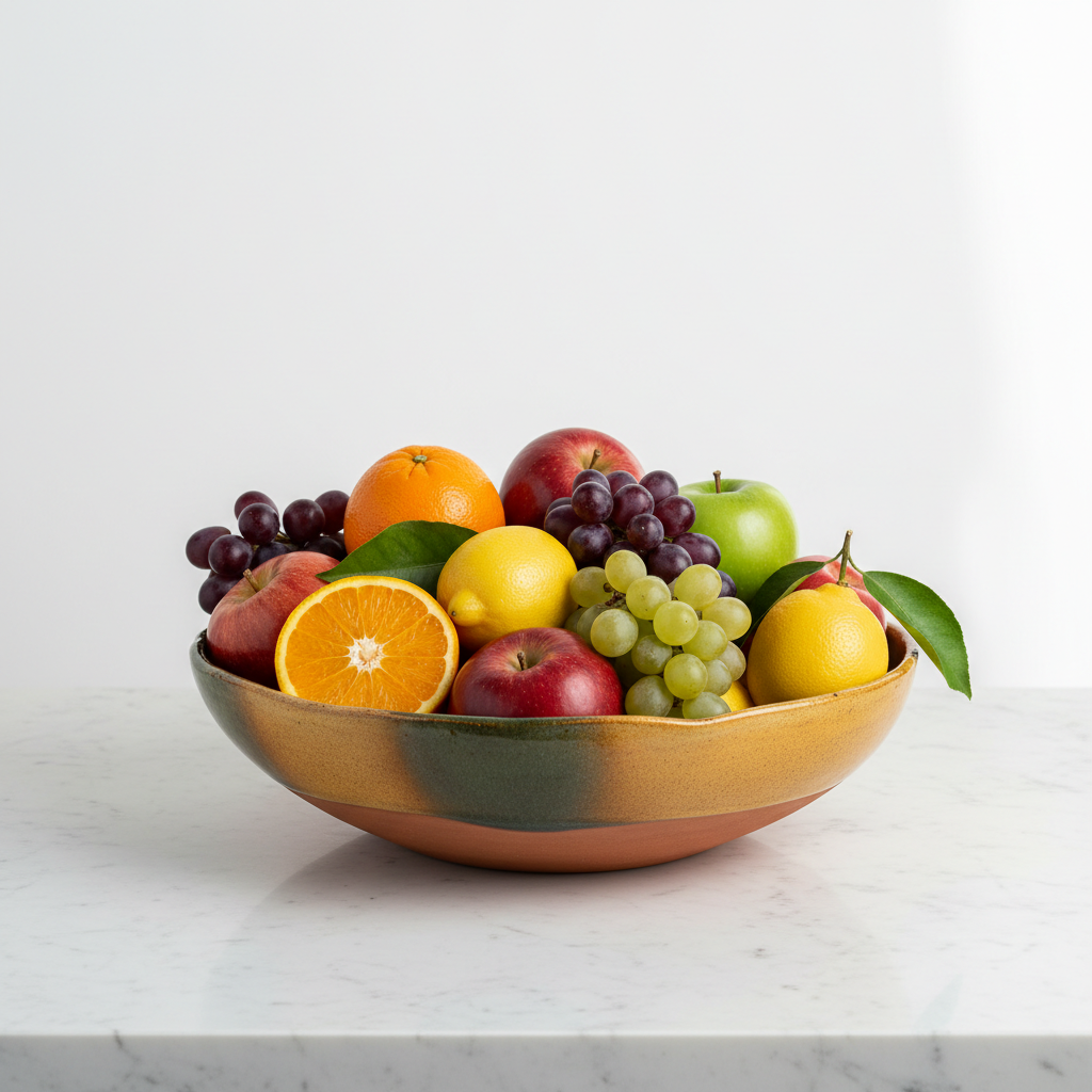 Decorative Ceramic Fruit Bowl