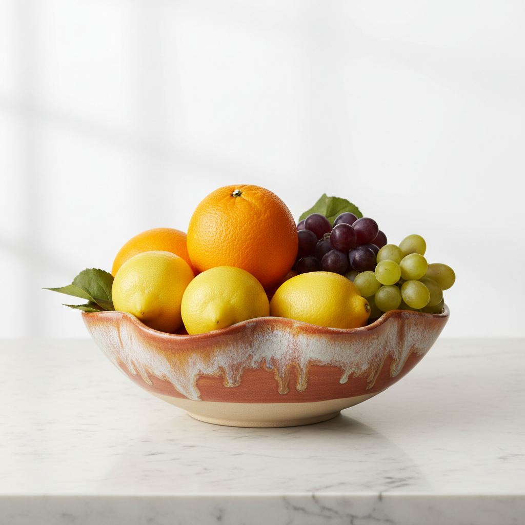 Decorative Ceramic Fruit Bowl