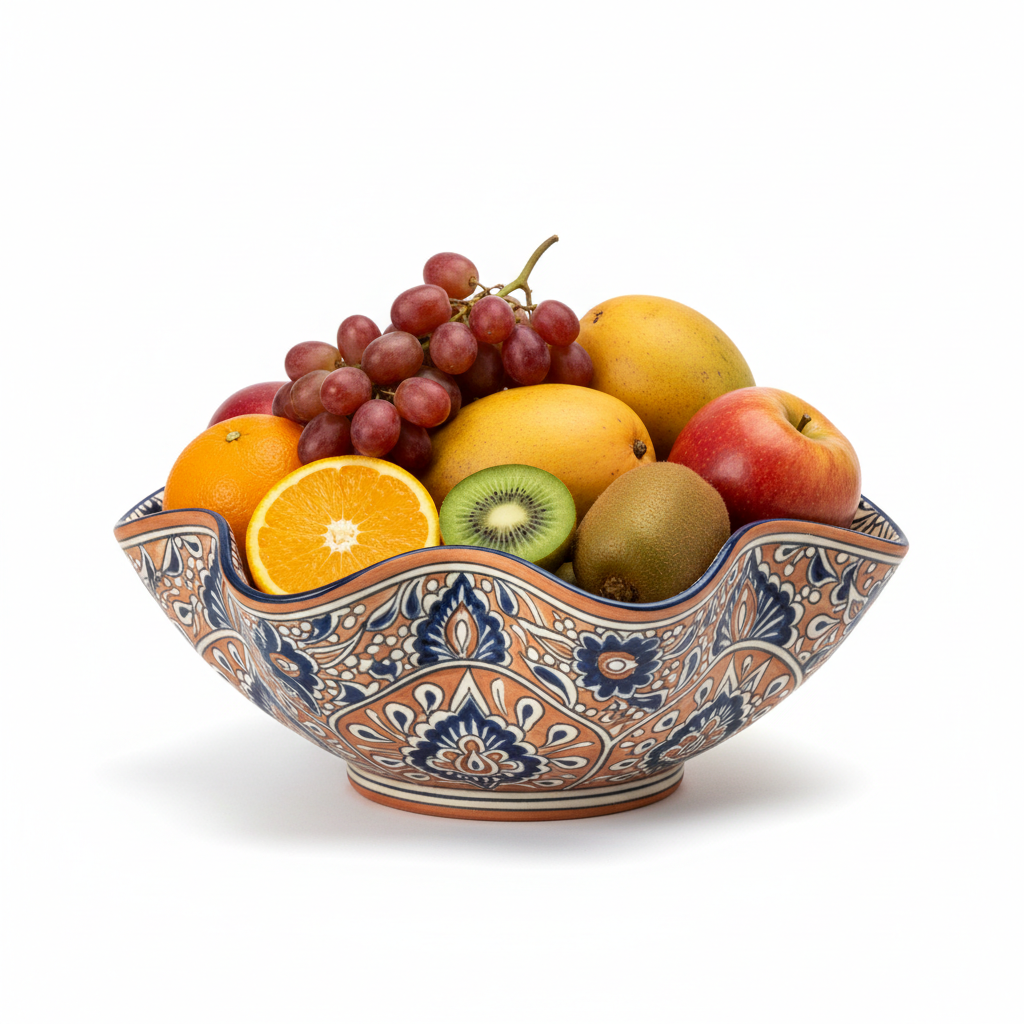 Decorative Ceramic Fruit Bowl