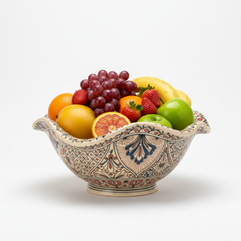 Decorative Ceramic Fruit Bowl