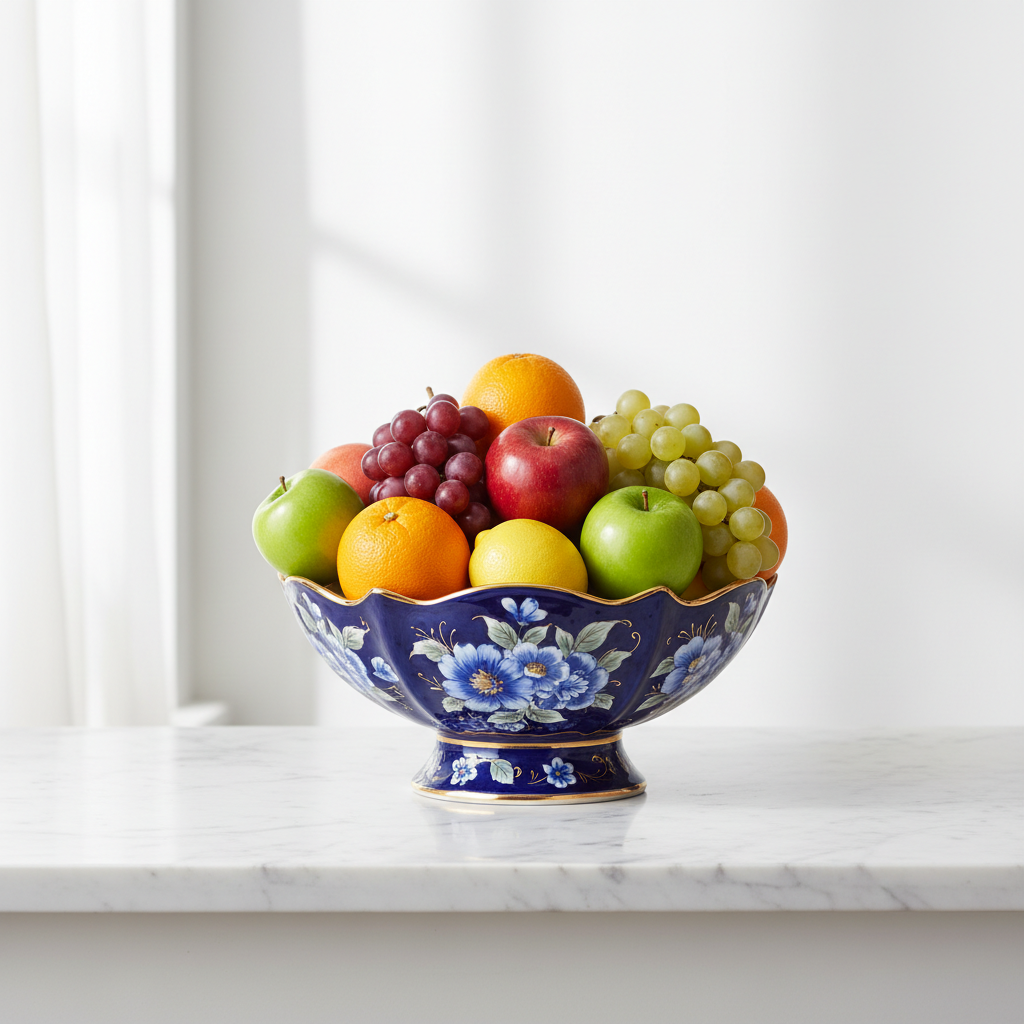 Decorative Ceramic Fruit Bowl