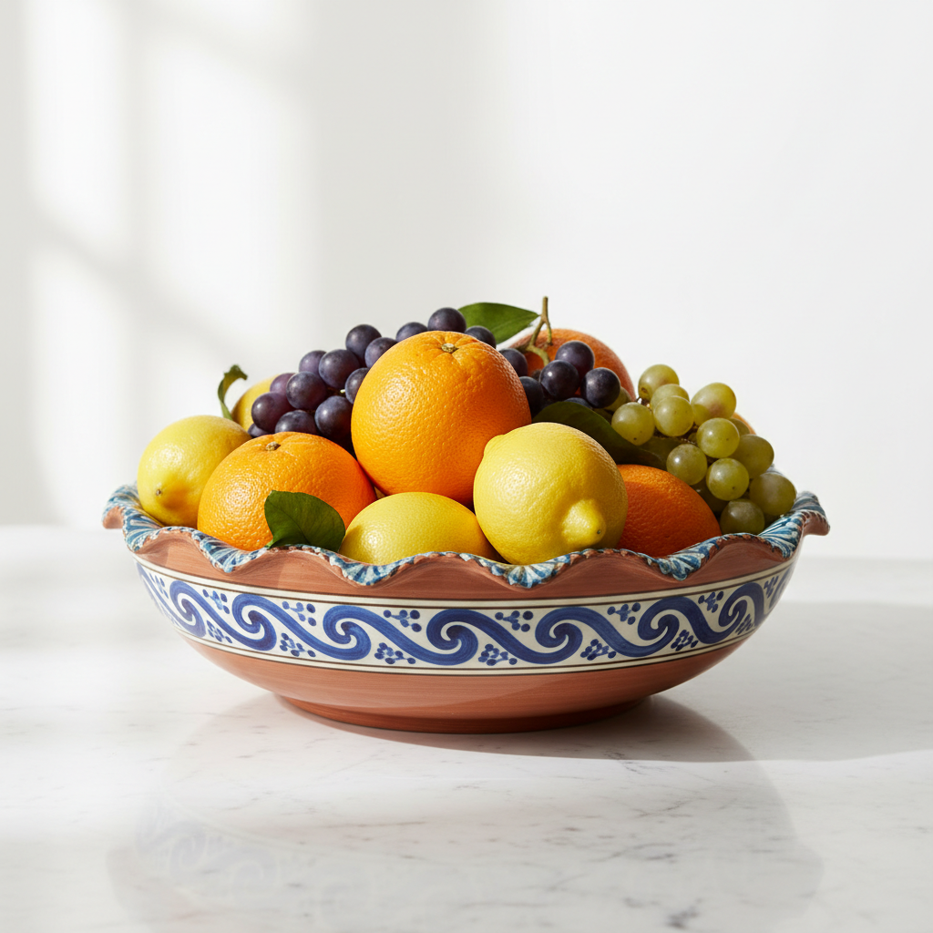 Decorative Ceramic Fruit Bowl