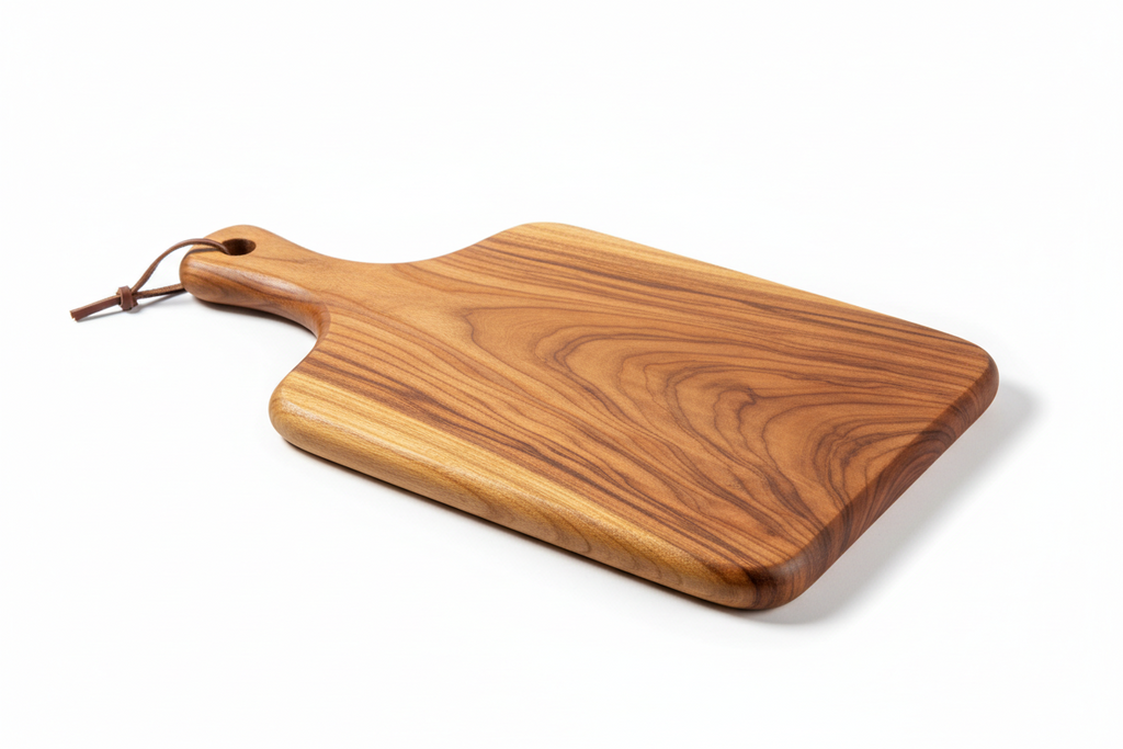 Handcrafted Wooden Cutting Board with Handle