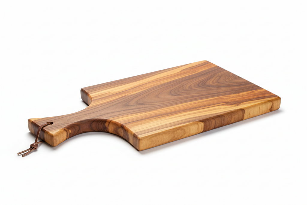 Handcrafted Wooden Cutting Board with Handle