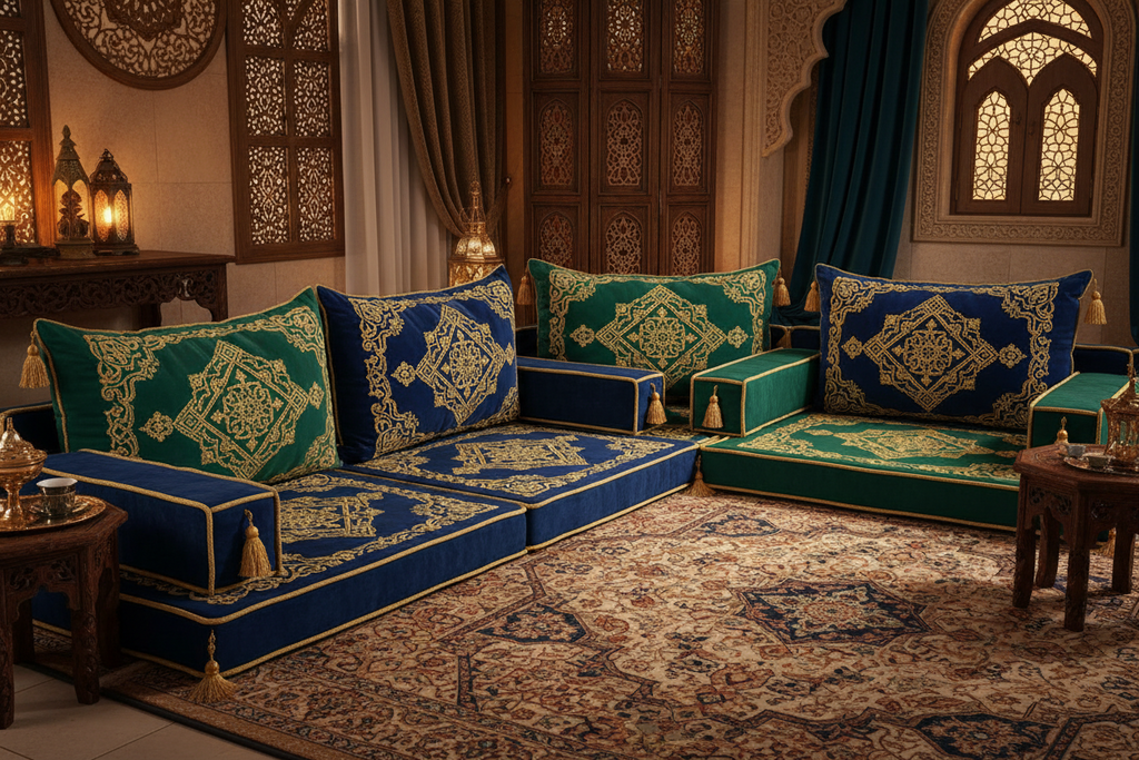 Luxury Arabic Majlis Floor Cushion Set
