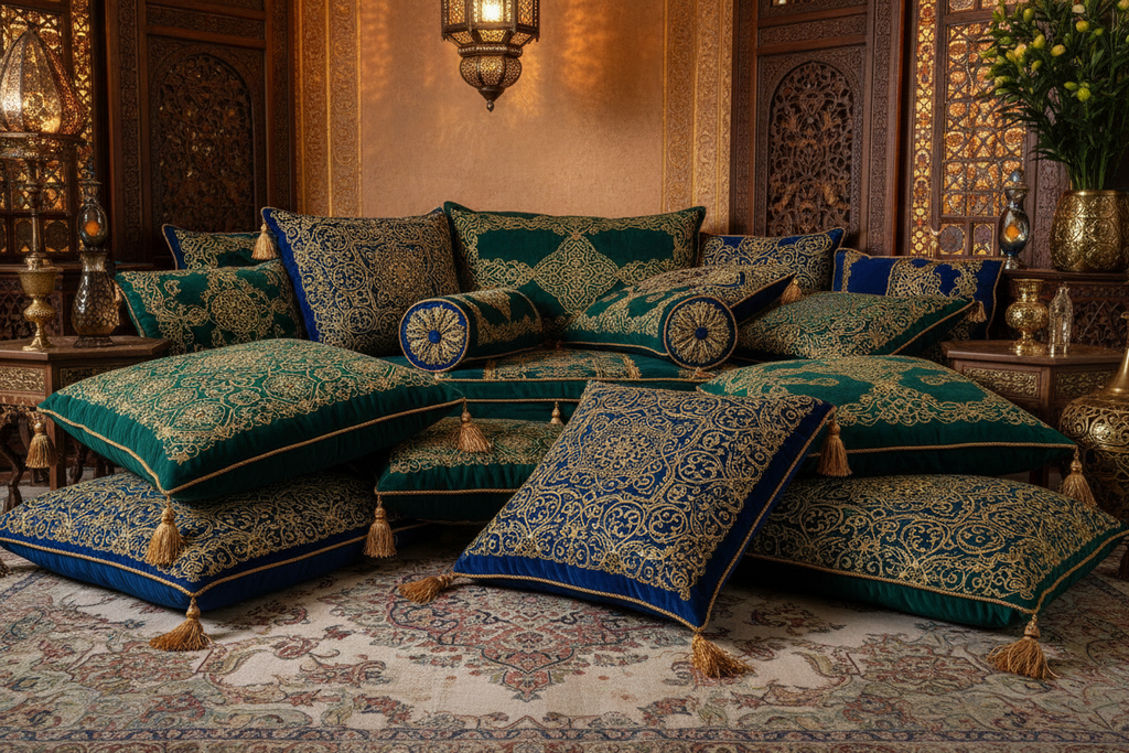 Luxury Arabic Majlis Floor Cushion Set