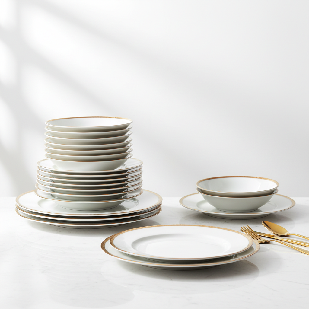 Premium Ceramic Dinner Plate Set