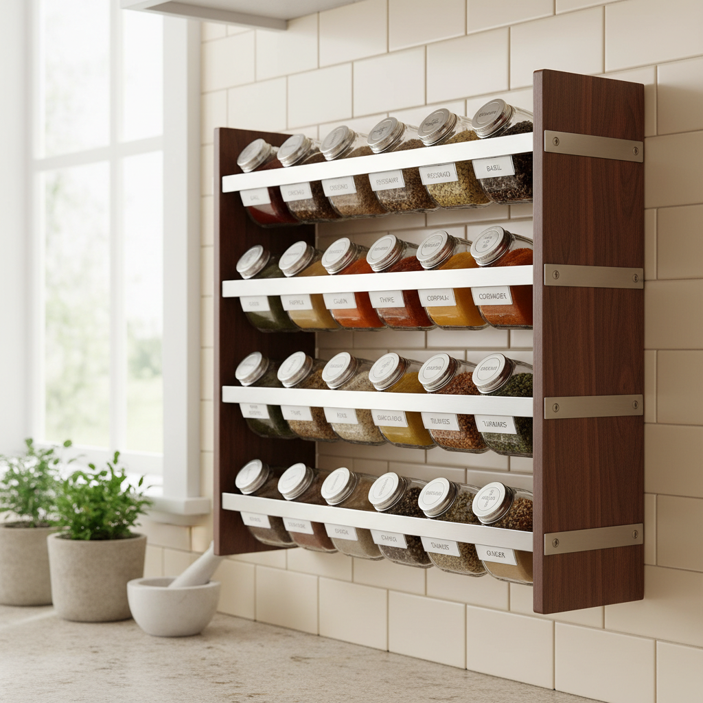 Premium Kitchen Spice Rack Organizer