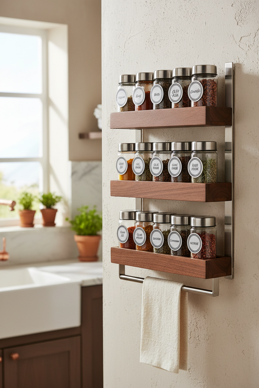 Premium Kitchen Spice Rack Organizer
