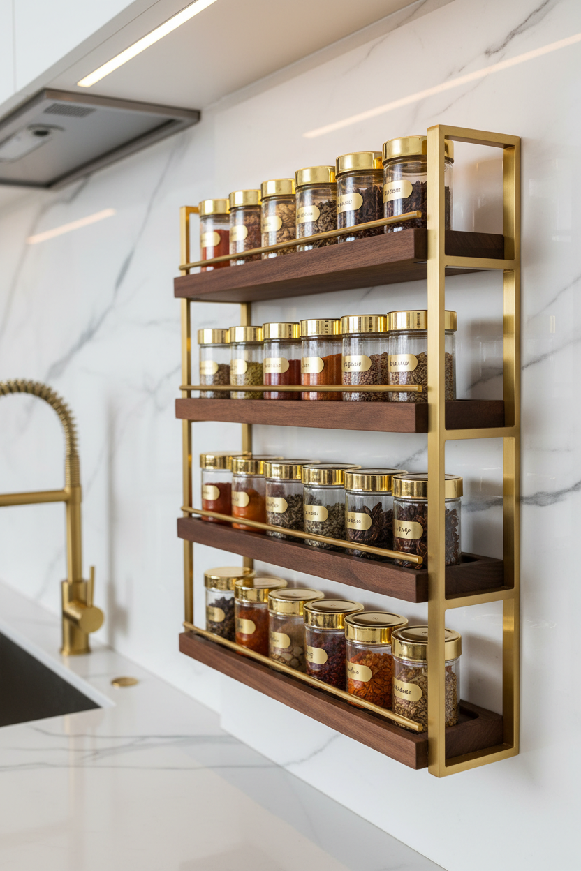 Premium Kitchen Spice Rack Organizer