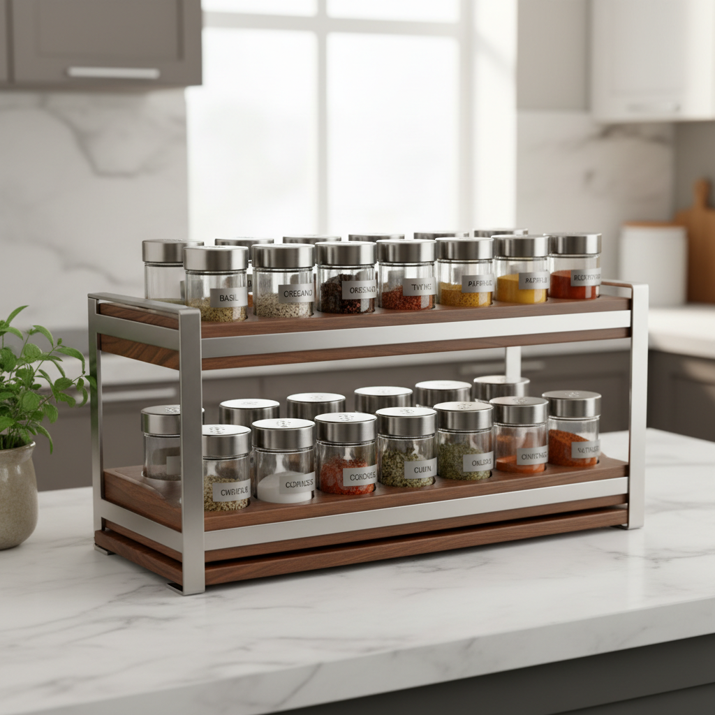 Premium Kitchen Spice Rack Organizer