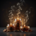 Scented Oud & Bakhoor Candle Set