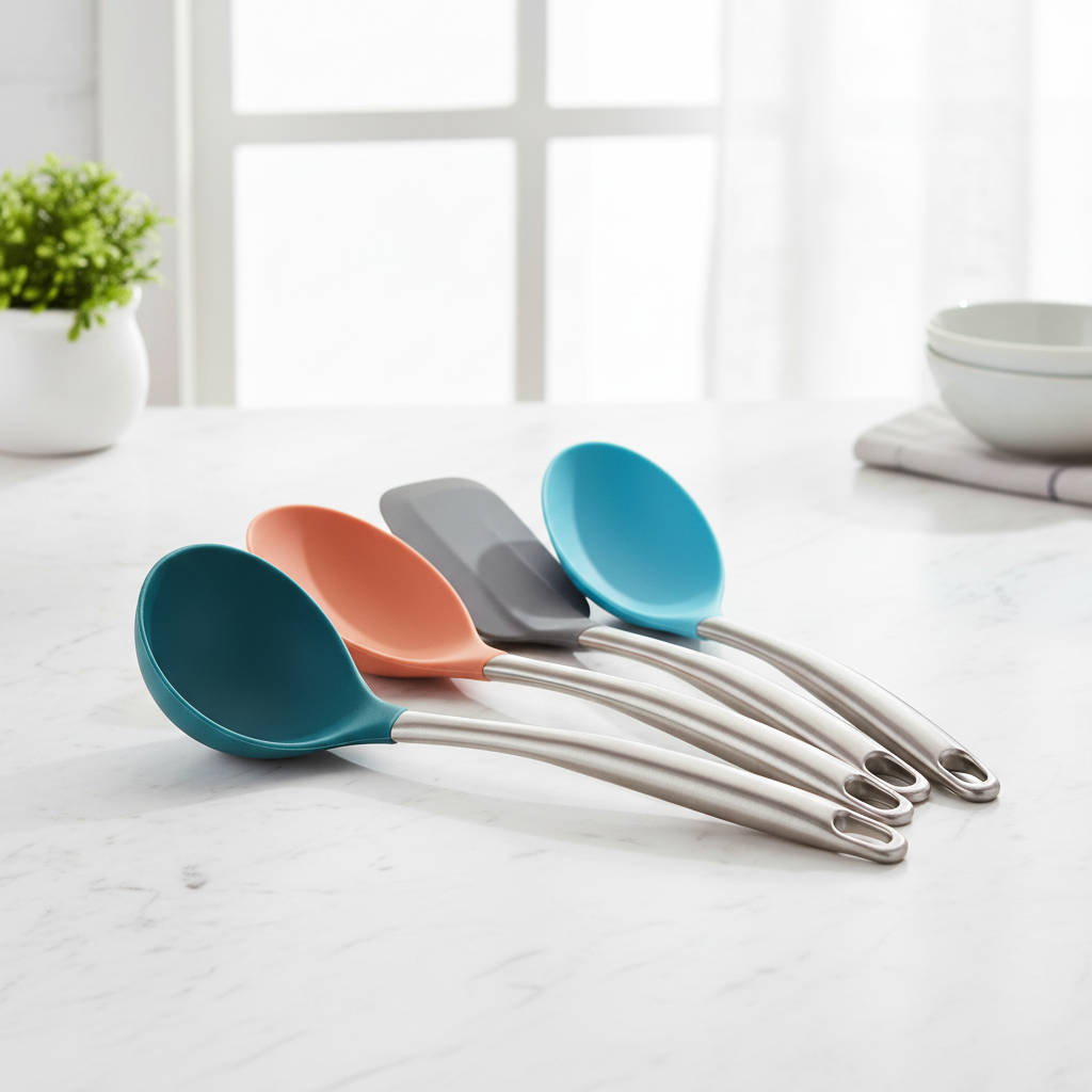 Silicone Cooking Spoon Set