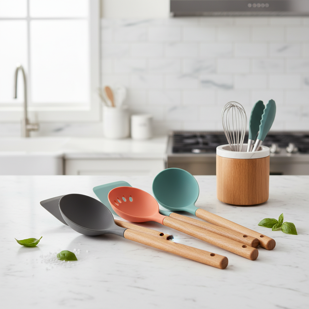 Silicone Cooking Spoon Set