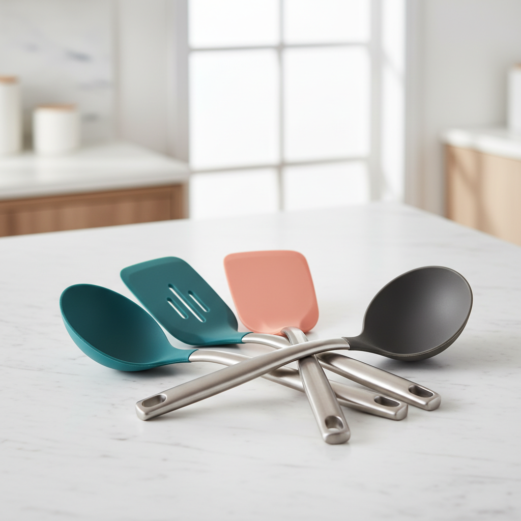 Silicone Cooking Spoon Set