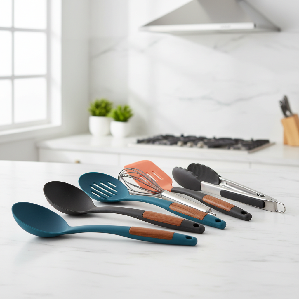 Silicone Cooking Spoon Set