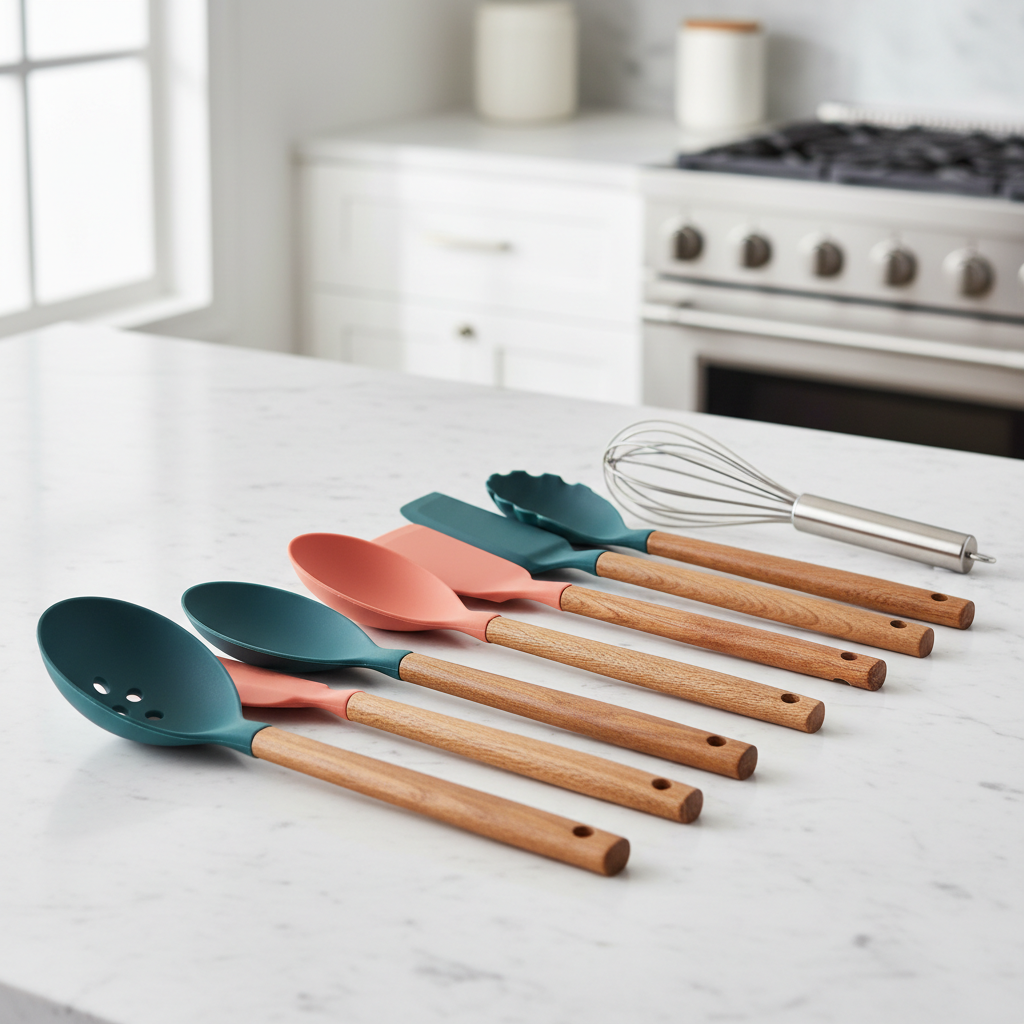 Silicone Cooking Spoon Set